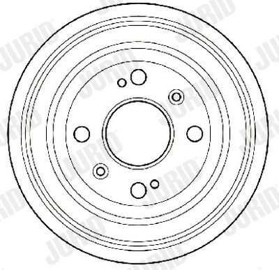 329071J JURID Тормозной барабан