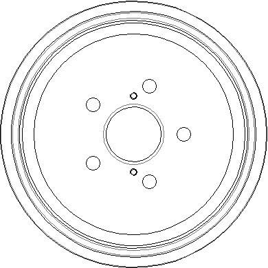 NDR320 NATIONAL Тормозной барабан