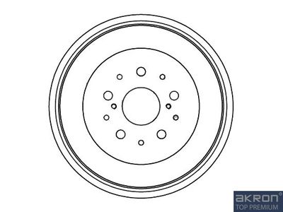 1120074 AKRON-MALÒ Тормозной барабан