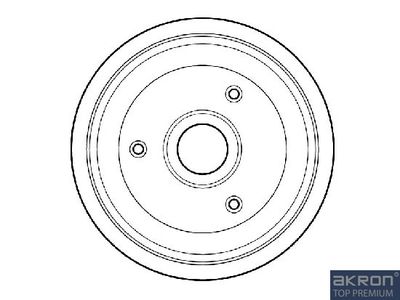 1120008 AKRON-MALÒ Тормозной барабан