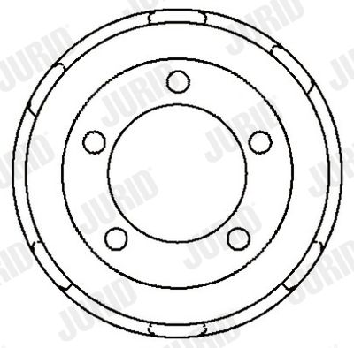 329258J JURID Тормозной барабан