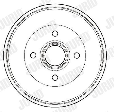 329110J JURID Тормозной барабан