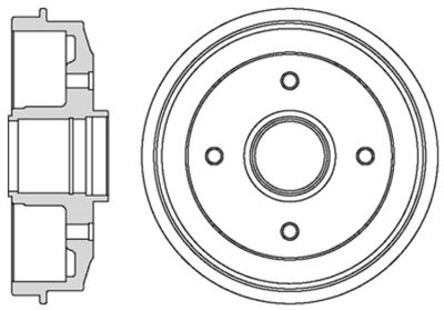 VBD646 MOTAQUIP Тормозной барабан