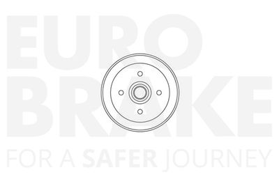 5825253005 EUROBRAKE Тормозной барабан