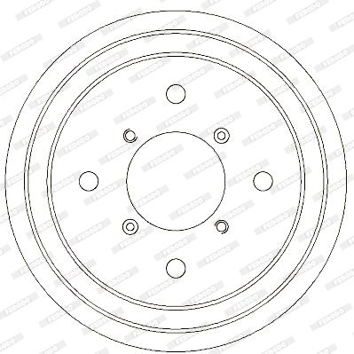 FDR329289 FERODO Тормозной барабан