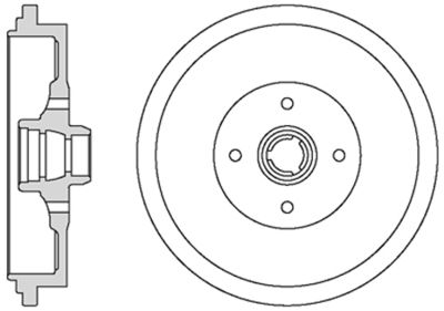 VBE699 MOTAQUIP Тормозной барабан