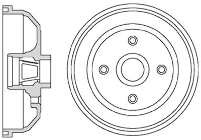 VBD24 MOTAQUIP Тормозной барабан