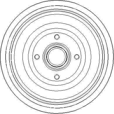 NDR065 NATIONAL Тормозной барабан