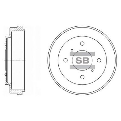 SD4212 Hi-Q Тормозной барабан