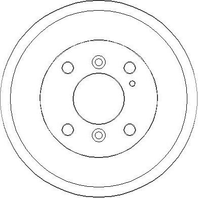 NDR350 NATIONAL Тормозной барабан