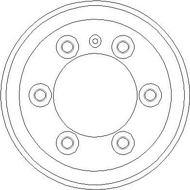 NDR037 NATIONAL Тормозной барабан