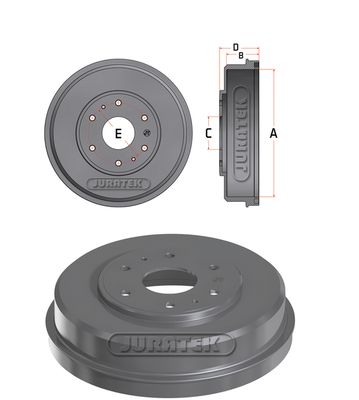 JDR062 JURATEK Тормозной барабан