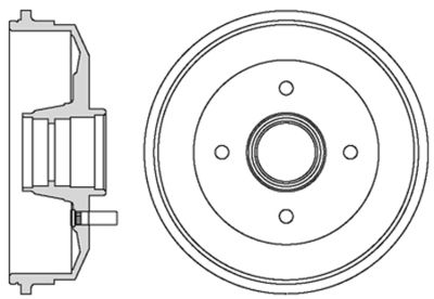 VBD668 MOTAQUIP Тормозной барабан