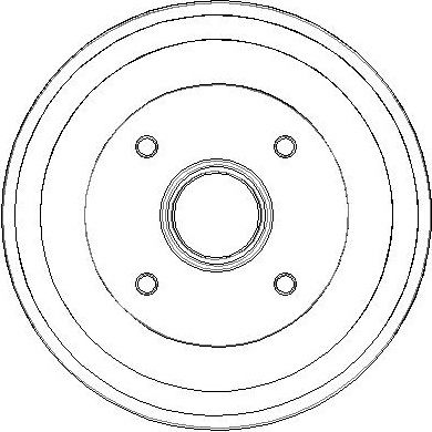 NDR307 NATIONAL Тормозной барабан