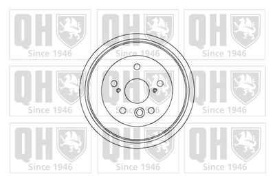 BDR373 QUINTON HAZELL Тормозной барабан