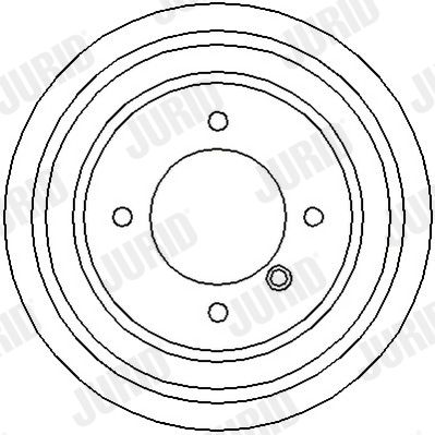 329051J JURID Тормозной барабан