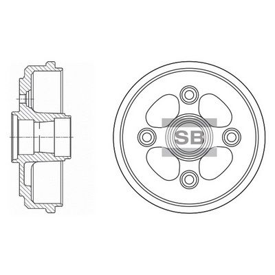 SD3011 Hi-Q Тормозной барабан