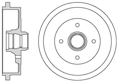 VBD648 MOTAQUIP Тормозной барабан