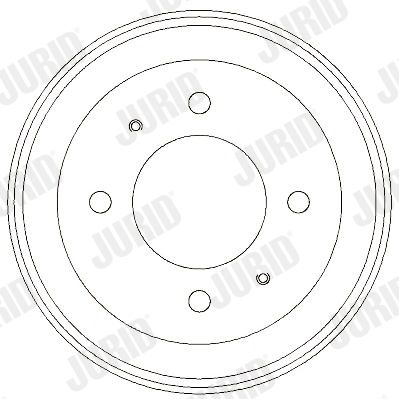 329319J JURID Тормозной барабан