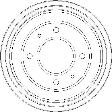 NDR278 NATIONAL Тормозной барабан