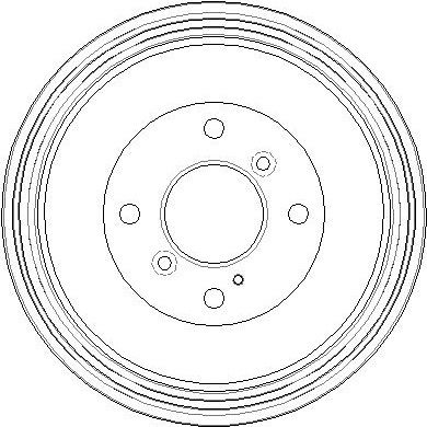 NDR367 NATIONAL Тормозной барабан
