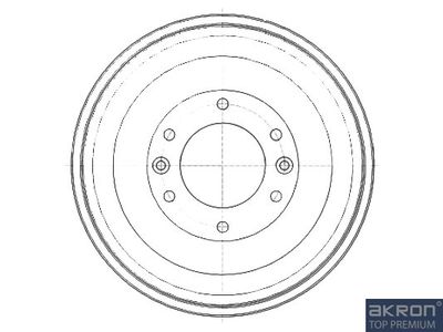 1120099 AKRON-MALÒ Тормозной барабан
