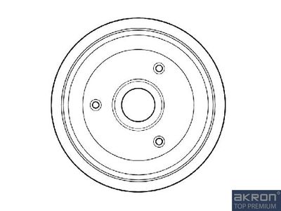 1120005 AKRON-MALÒ Тормозной барабан