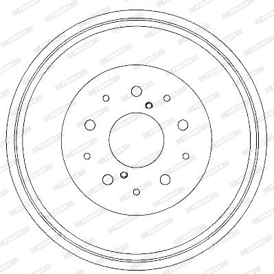 FDR329311 FERODO Тормозной барабан