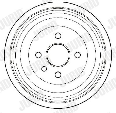 329202J JURID Тормозной барабан