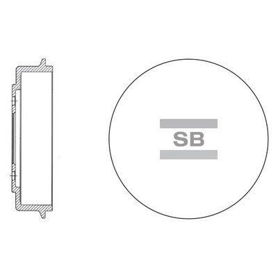 SD1018 Hi-Q Тормозной барабан