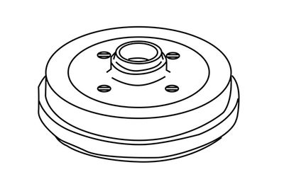 340049 WXQP Тормозной барабан