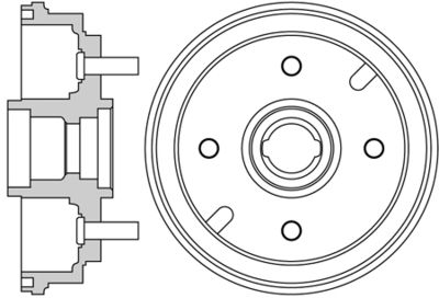 VBE678 MOTAQUIP Тормозной барабан