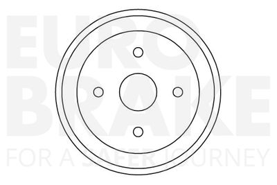 5825255211 EUROBRAKE Тормозной барабан