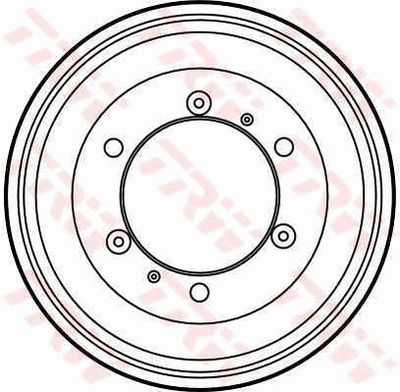DB4052 TRW Тормозной барабан