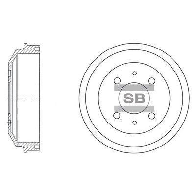 SD1007 Hi-Q Тормозной барабан