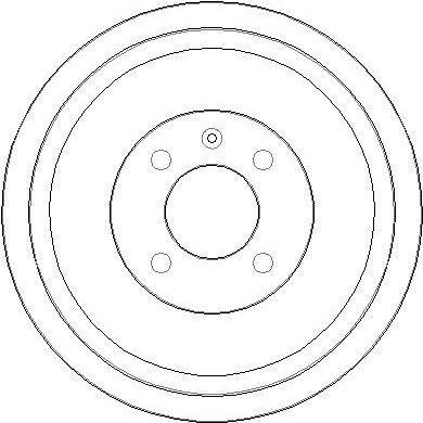 NDR337 NATIONAL Тормозной барабан