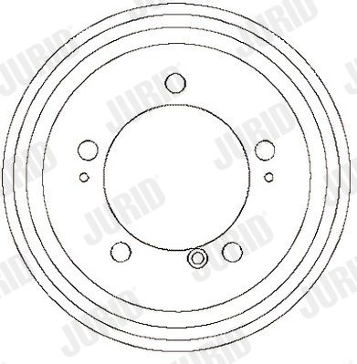 329244J JURID Тормозной барабан