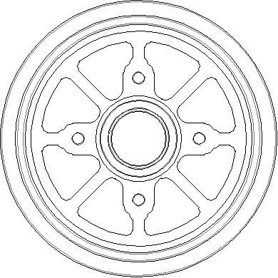 NDR224 NATIONAL Тормозной барабан