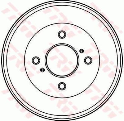DB4047 TRW Тормозной барабан