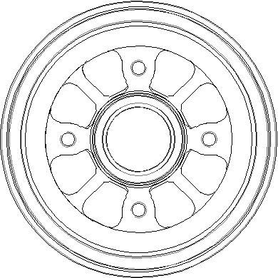 NDR035 NATIONAL Тормозной барабан