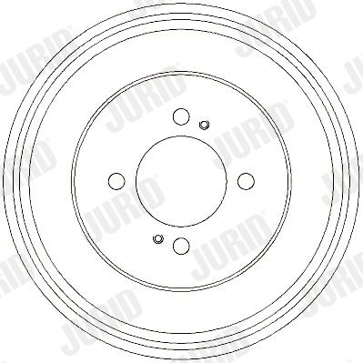 329324J JURID Тормозной барабан