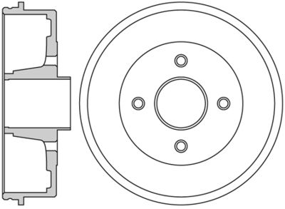 VBE653 MOTAQUIP Тормозной барабан
