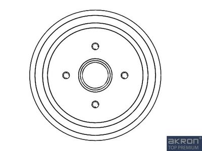 1120030 AKRON-MALÒ Тормозной барабан