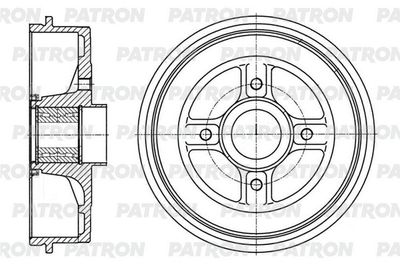 PDR1005 PATRON Тормозной барабан