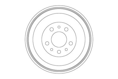 DB4563 TRW Тормозной барабан