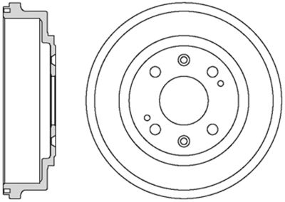 VBD644 MOTAQUIP Тормозной барабан