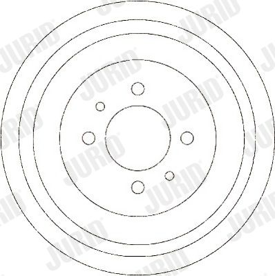 329220J JURID Тормозной барабан