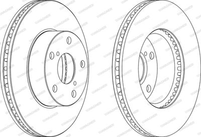 WGR12161 WAGNER Тормозной диск