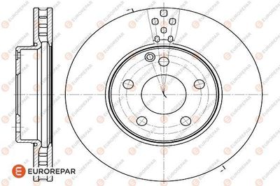 1622809780 EUROREPAR Тормозной диск