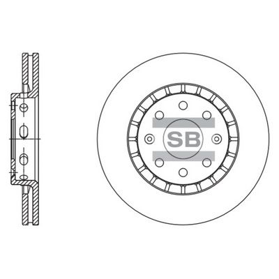 SD3056 Hi-Q Тормозной диск